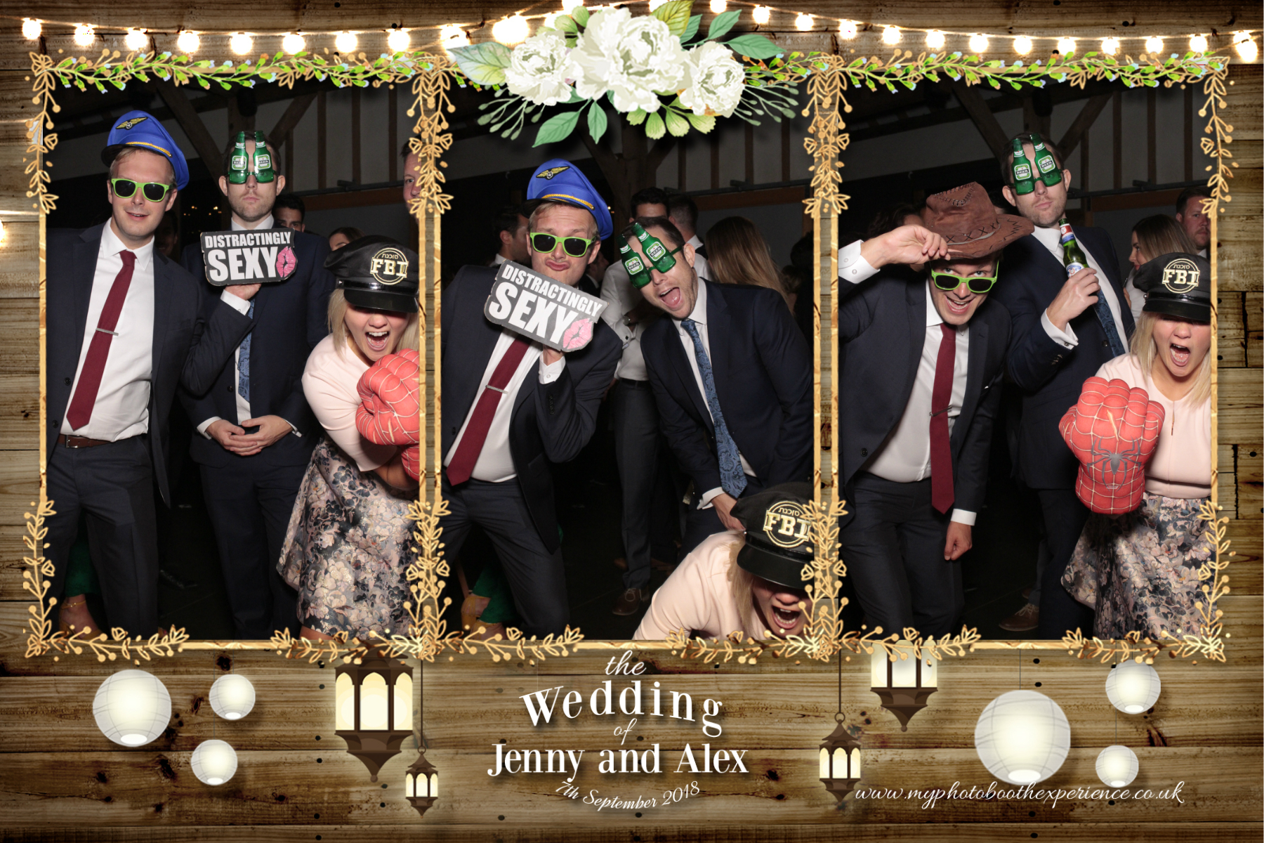 Jenny & Alex's Wedding | View more photos from the event at gallery.myphotoboothexperience.co.uk/u/MyPhotoBoothExperienceLtd/Jenny-Alexs-Wedding